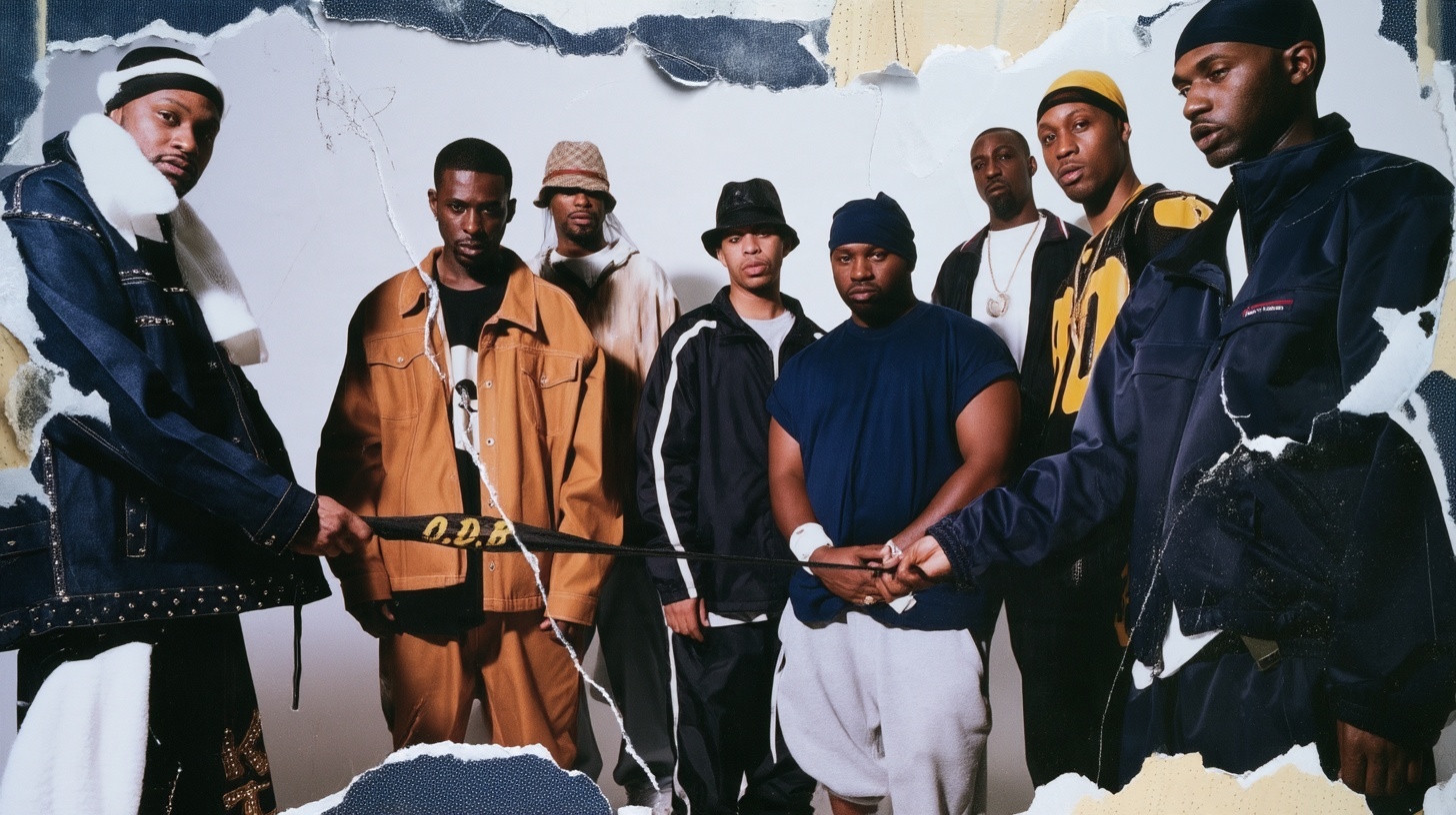 Wu-Tang Clanのコラージュ画像（ユーザー提供）