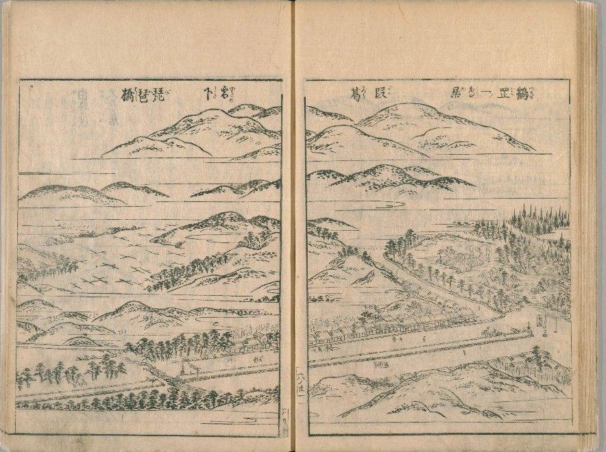 『東海道名所図会』の「鶴岡一鳥居」｜鎌・くらんぽ（クランポック制作）